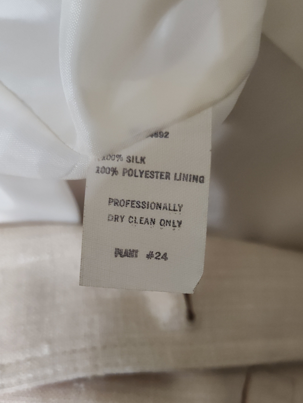 Givenchy Vintage Cream Textured Blazer Jacket - Picture 4 of 4